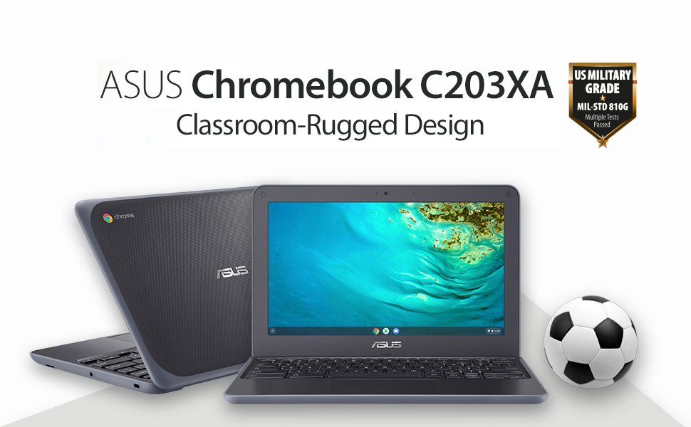 ASUS Chromebook C203XA, C203XA-YS02-GR,4GB RAM, 32GB eMMC