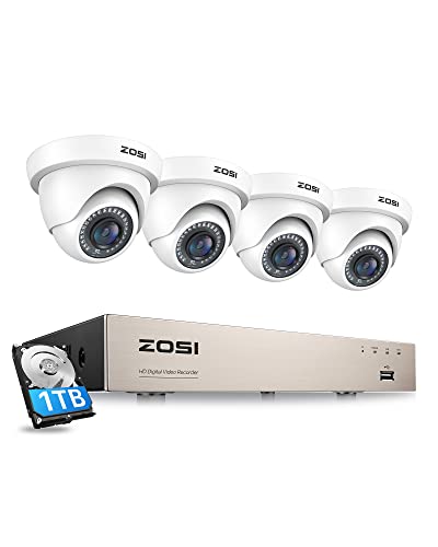 ZOSI Security Cameras System with 1TB Hard Drive