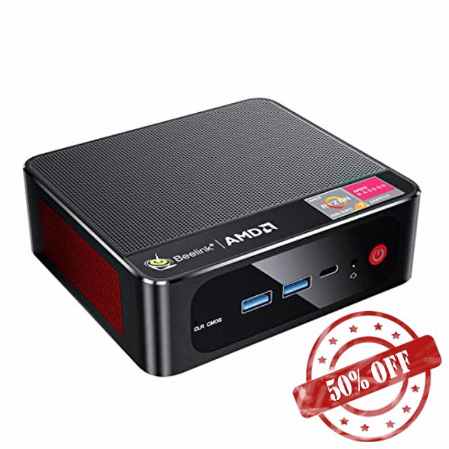 Beelink SER5 Mini PC AMD Ryzen 5 5560U W11 Pro Mini Office Computers