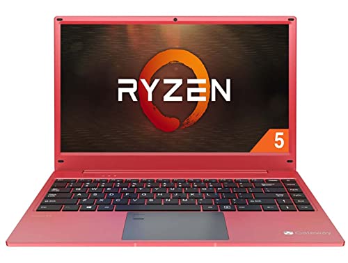 Gateway 14.1" FHD High Performance Laptop in Red Ryzen 5 Quad-Core up to 3.7 Processor 8GB DDR4 RAM 256GB SSD HDMI Wi-Fi Win 11
