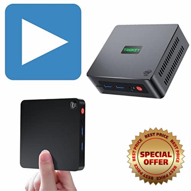 Mini PC W10 Pro Intel Celeron N3350(Up to 2.4GHz) Micro PC