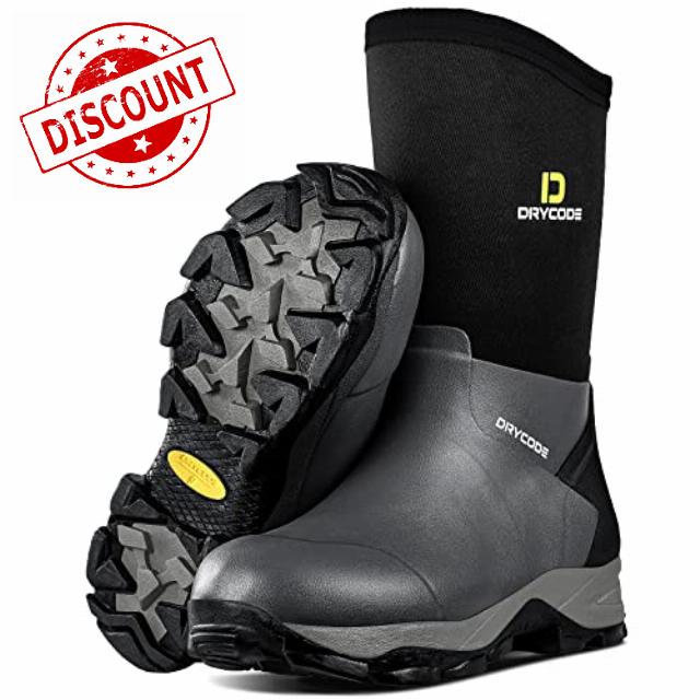 DRYCODE Rubber Boots for Women All Seasons