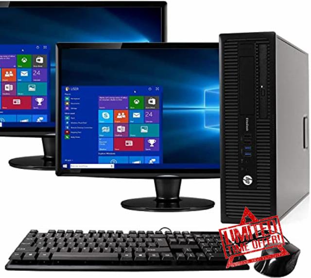 HP Elite 800G1 Desktop Computer Package - Intel Quad Core i5 3.3GHz