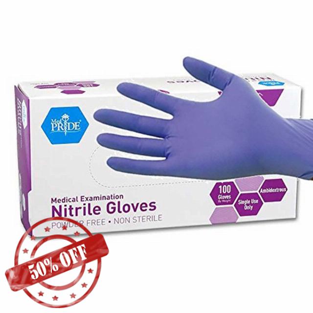 MedPride Powder-Free Nitrile Exam Gloves