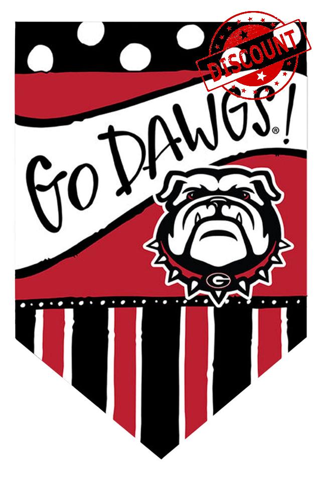 Magnolia Lane University of Georgia Bulldogs Football House Flag
