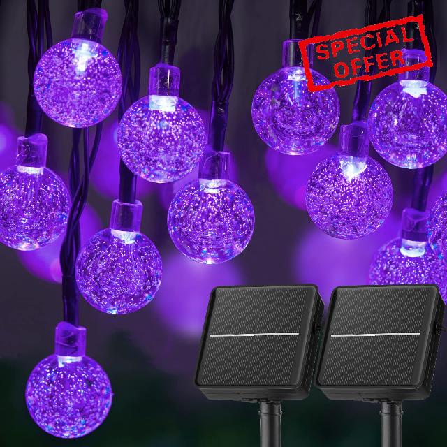 Solar Christmas Lights Outdoor Waterproof