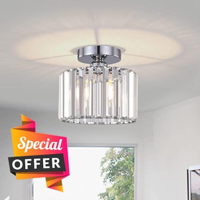 BUXVRCS Semi Flush Mount Ceiling Light
