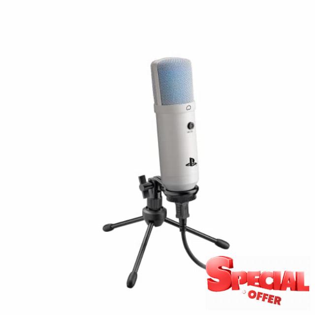 RIG M100 HS Streaming Microphone Officially Licensed for Playstation - USB Mic for Gaming