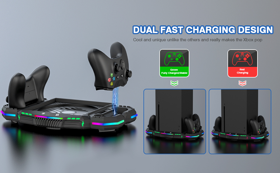 Cooling Fan Stand for Xbox Series X