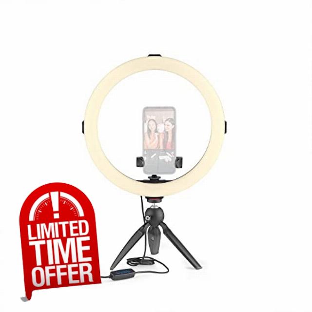 JOBY Beamo Ring Light 12" HandyPod Complete Mobile Kit