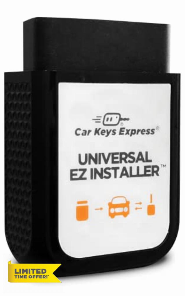 Diagnostic EZ Installer | Keyless Entry Car Key - Fob & Remote Pairing OBD Programmer Tool | for Specific Vehicles | DIY Plug and Pair Technology Via App | No Tools Required | by Car Keys Express