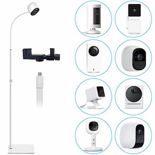 BFYTN Floor Holder Stand Mount with Clamp for Surveillance Camera