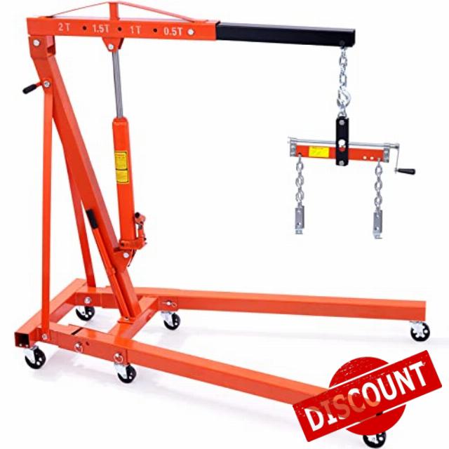 VEVOR Hydraulic Engine Hoist with Lever