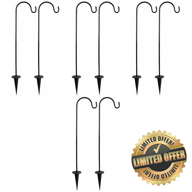 BESPORTBLE Outdoor Shepherd Hooks