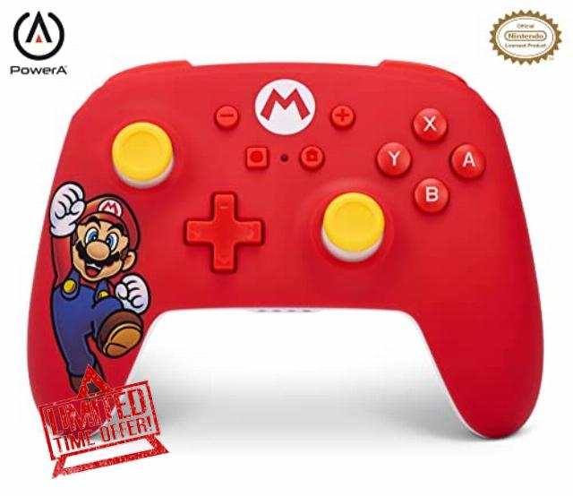 PowerA Wireless Controller for Nintendo Switch - Mario Joy