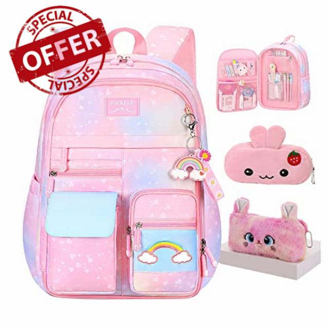 Jcobvig Kawaii Backpack For Girls Kids