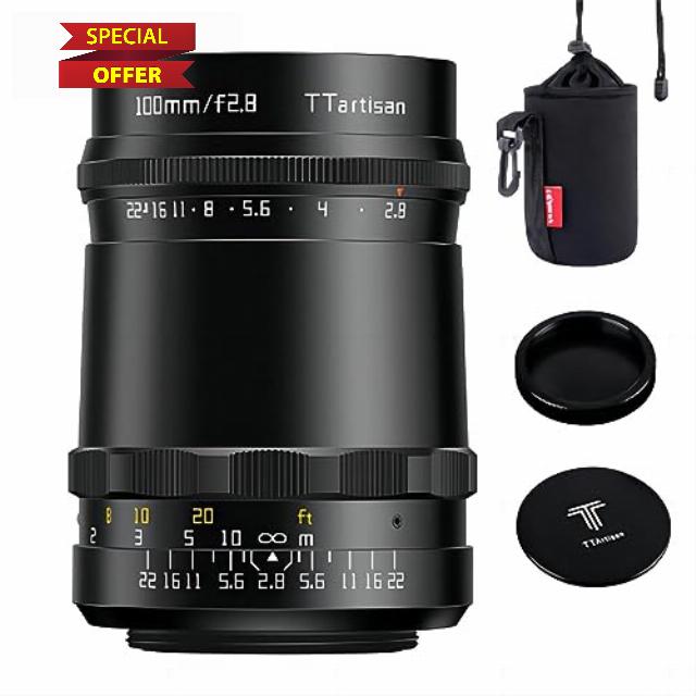 TTartisan 100mm F2.8 Full-Frame Soap Bubble Bokeh Lens