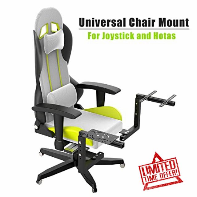 Avisiri Games Chair Mount for Flight Sim Game Joystick