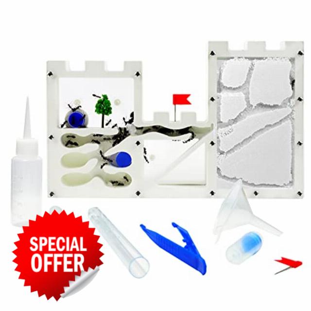 EXBEPE Large Sand Ant Farm Castle