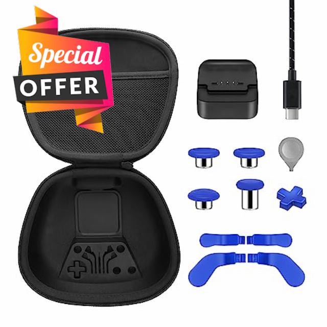 Complete Component Pack for Xbox Elite Controller Series 2 - Accessories Includes 1 Controller Carrying Case