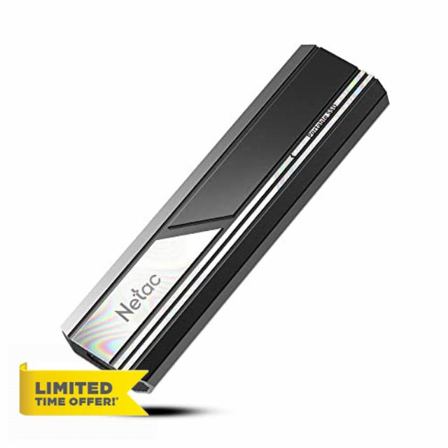 Netac 1TB Portable SSD Up to 1050MB/s Read 1000MB/s Write Speed Type-C USB 3.2Gen 2