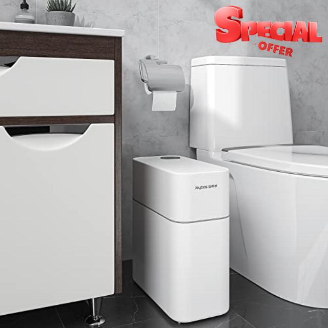 MOPALL Small Bathroom Trash Can