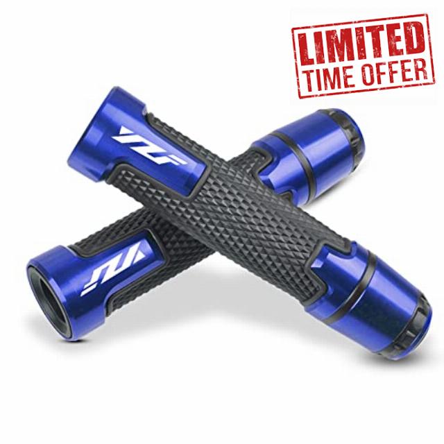 Universal 7/8'' 22mm Motorcycle Powersports Handlebar Grips for Yamaha YZF 600R R1 1998-2019