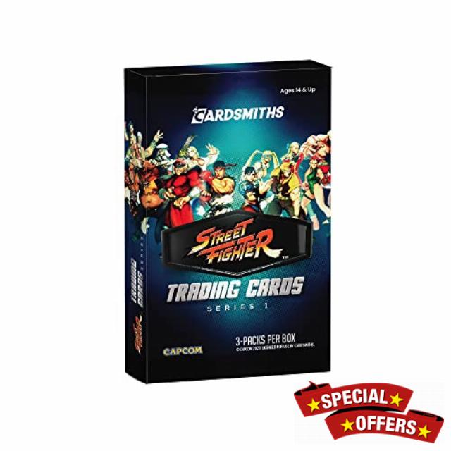 Street Fighter Series 1 Trading Cards - 2-Pack Box