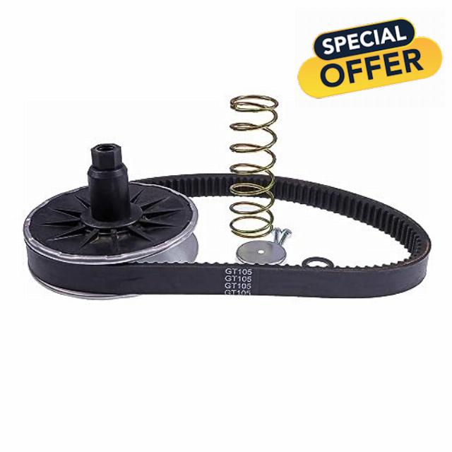 DVPARTS Transmissions Secondary Pulley Kit GT79244 - MIA12482 Compatible with John Deere RT400 E100 X106 100 105 Series Lawn Tractors Variator Pulley