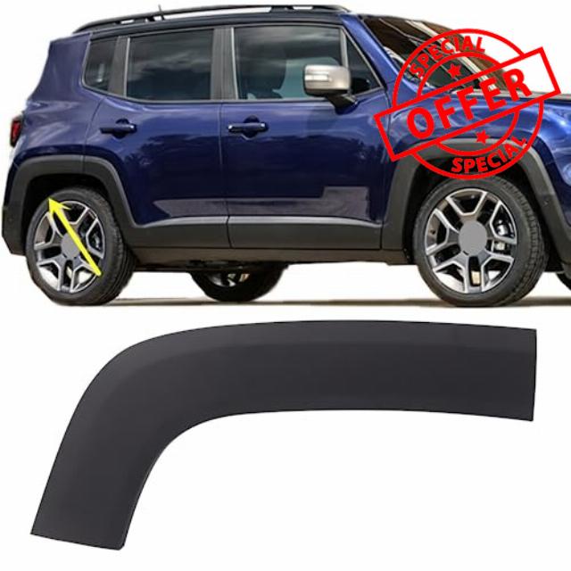 MOFANS Fender Flare Fit for Jeep Renegade 2015 2016 2017 2018 2019 2020 2021 Fender Trim Molding 5XB67LXHAA