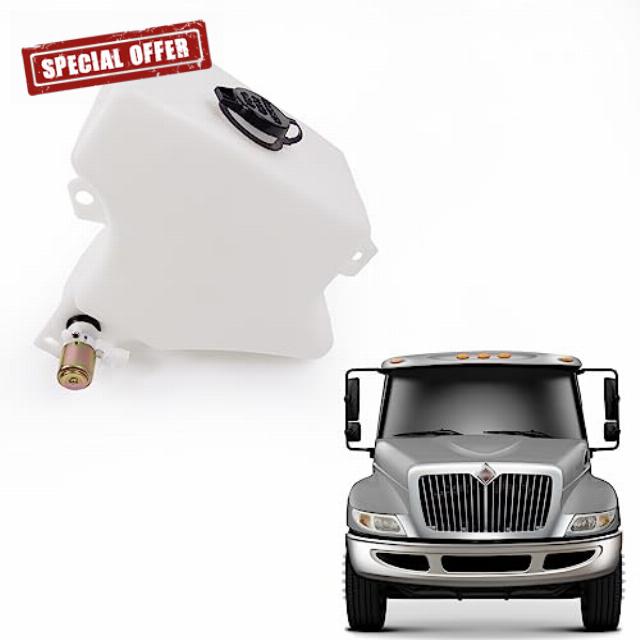 MIKODA Windshield Washer Fluid Reservoir Tank with Cap 603-5402 Compatible with Kenworth T680 T880 Peterbilt 320 330 335 340 357 362 365 367 378 382 384 385 386 387 388 389 2006-2016