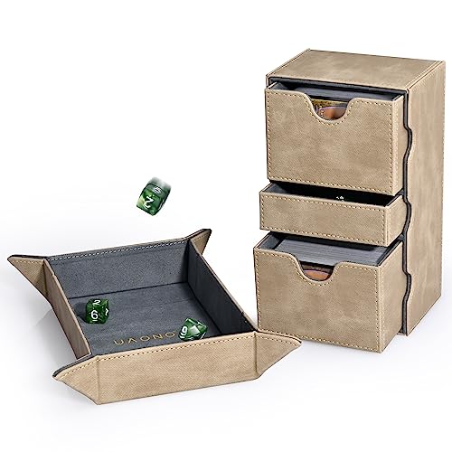 TCG Double Deck Box with 3 Trays Fits 200+ Double Sleeved Cards
