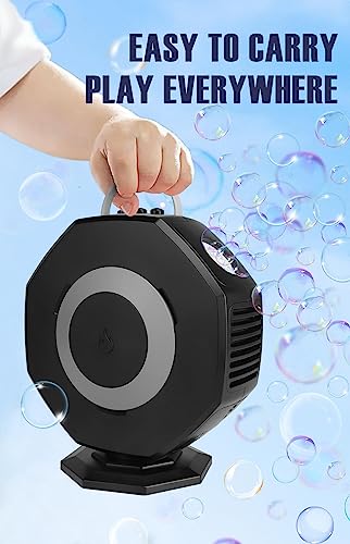 360° Automatic Ratation Bubble Maker for Indoor Outdoor Birthday Party Wedding