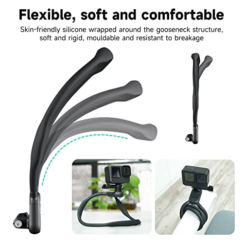 Hand Free Video Vlog Necklace Lanyard Strap Attach for GoPro Max Mini Hero Insta360 DJI Action iPhone Android Accessories