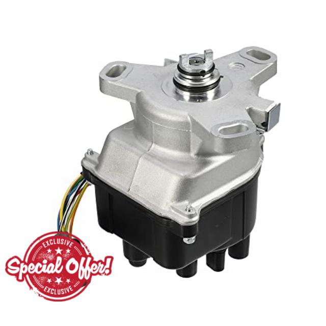 X AUTOHAUX Replacement Ignition Distributor for Honda Civic for Acura EL TD-91U