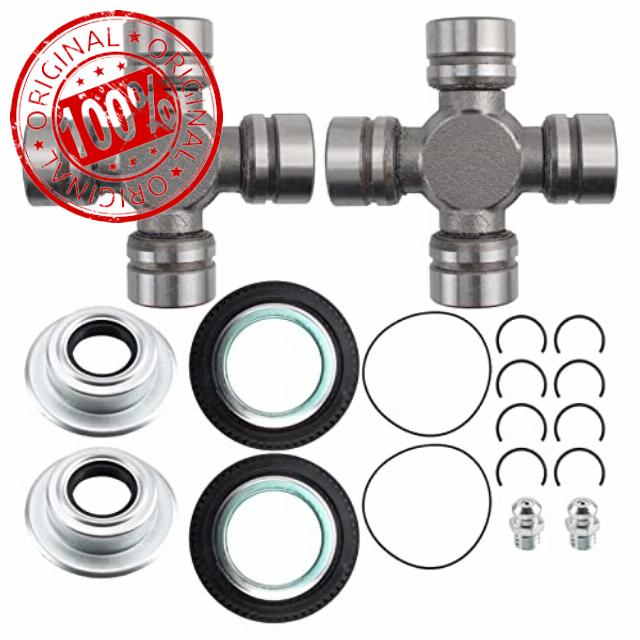 AUTOKAY Front Axle Seal And Greaseable U Joint Kit for Ford F250 F350 Superduty 2005-2014