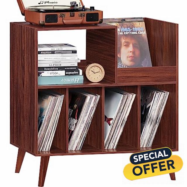 Turntable Stand-Walnut