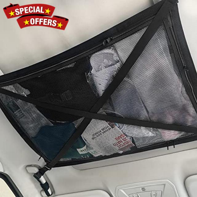 Car Ceiling Cargo Net Pocket