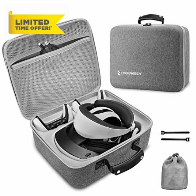 TOENNESEN Carrying Case Compatible with PS VR2 Accessories
