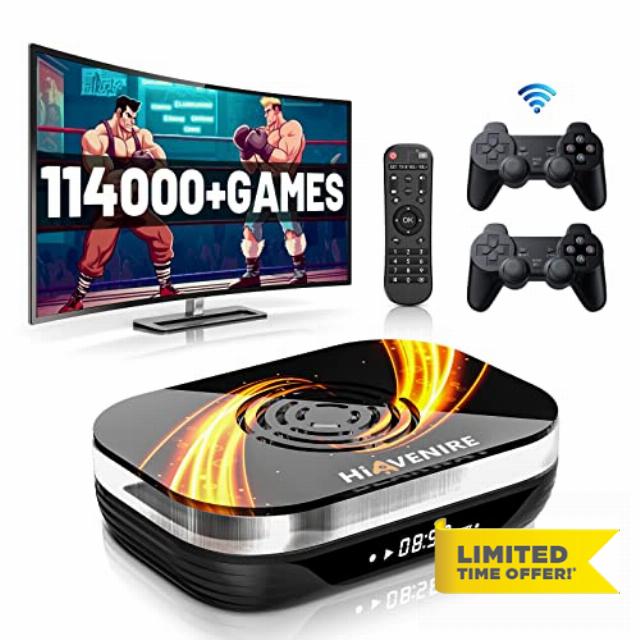 HiAvenire Super Console X3 Plus Retro Game Console with 114000+Games