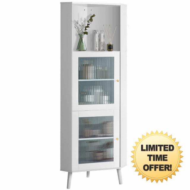 LQFATEST Corner Cabinet