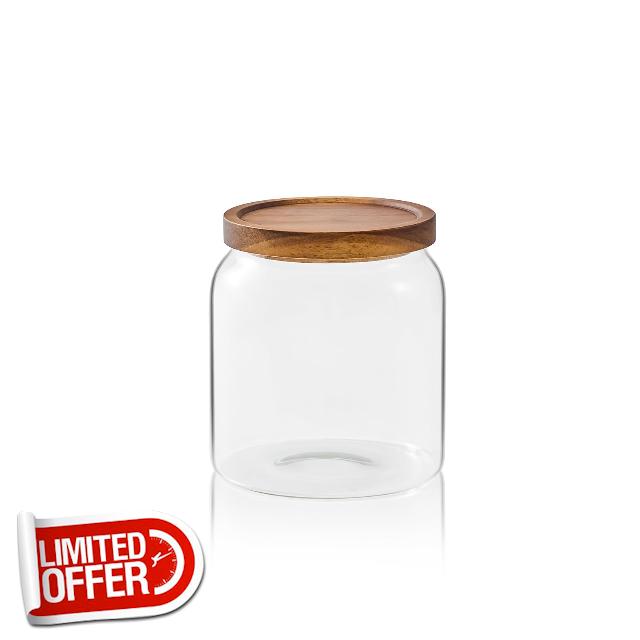Sweejar large glass jar (1/2 gallon with press lid)