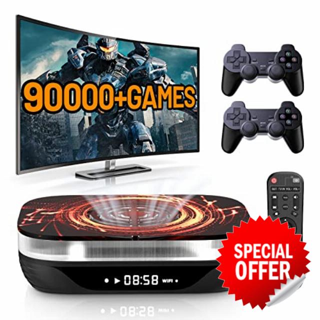 Kinhank Super Console X4 Plus video Game Console with 90000+Games