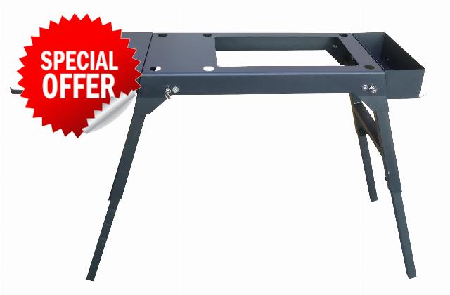17" 22" Table Griddle Stand for Blackstone 17" or 22" Tabletop Griddle/Grill Table with Adjustable Leg and Side Shelf BBQ Accessories for Outdoor Cooking & Camping