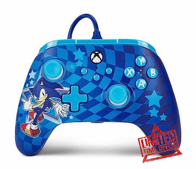 PowerA Advantage Wired Controller for Xbox Series X|S - Sonic Style