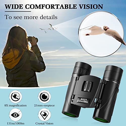 Compact Pocket Binocularsfor Adults Kids