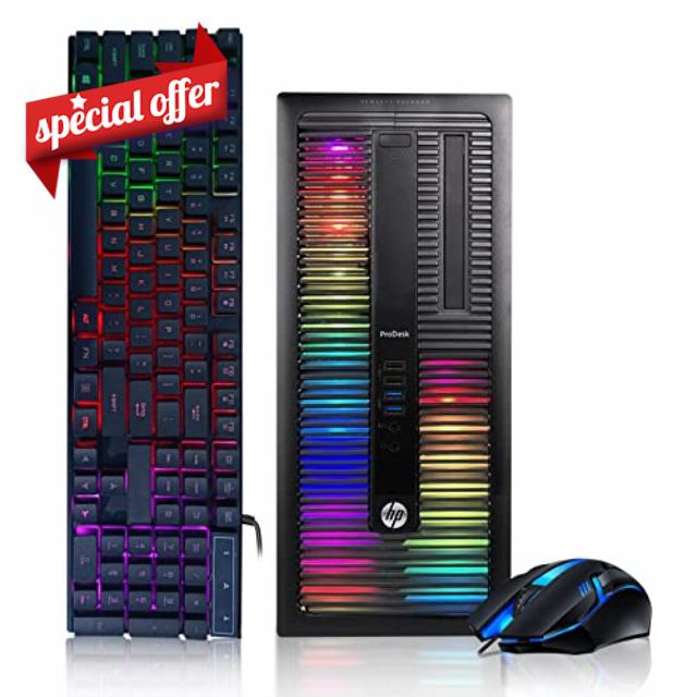 HP Gaming PC Desktop Computer - Intel Quad I7-6700 up to 4.0GHz