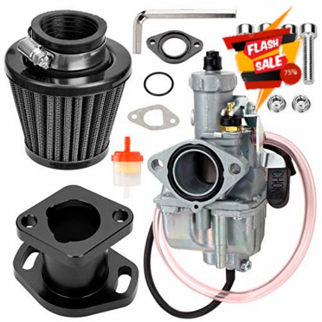 FVRITO Predator 212 Carburetor VM22 Mikuni Carb For Predator 212cc 196cc Honda GX160 GX200 6.5hp Clone Engine CT200U KT196 Mini Bike Race Go Kart With Air Filter
