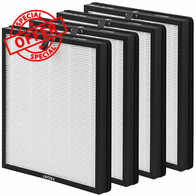 XBWW HY4866 H13 True HEPA Replacement Filters Compatible with Morento HY4866 and YIOU M1 Air Cleaner Purifier