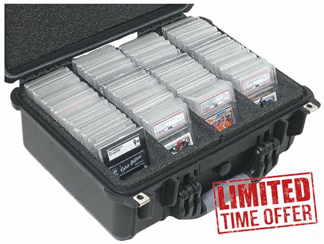 Case Club 166 Graded Card Slab Carrying Case - Storage Fits PSA/BGS/FGS/ & More Graded Slabs - Sports/Trading Collector Box fits MTG/Baseball/Trading - Travel Holder fits Slabs/Sleeves/Loose Cards